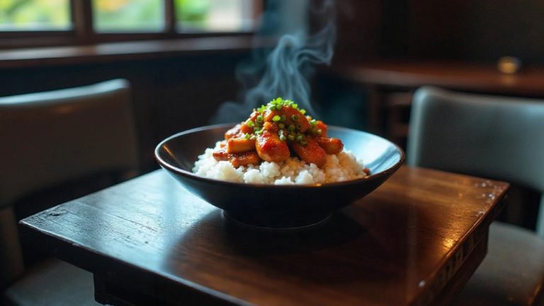 Rico Arroz con Pollo Teriyaki