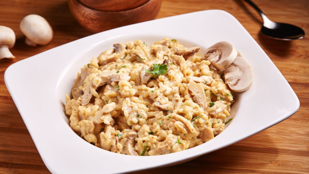 Rico Arroz Cremoso al Queso