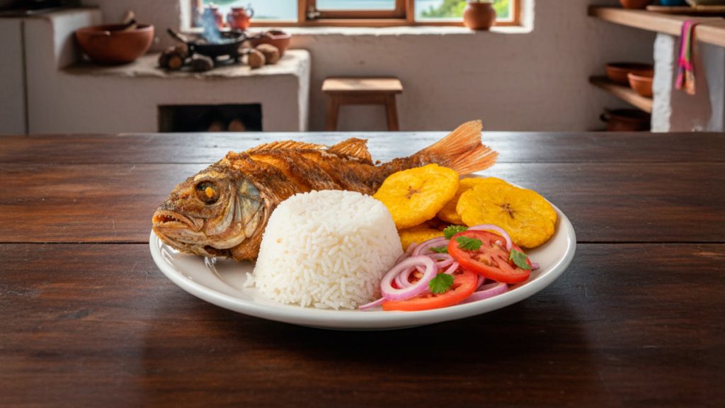Pescado Frito con Arroz y Patacones: el clásico costeño que conquista mesas en todo Ecuador