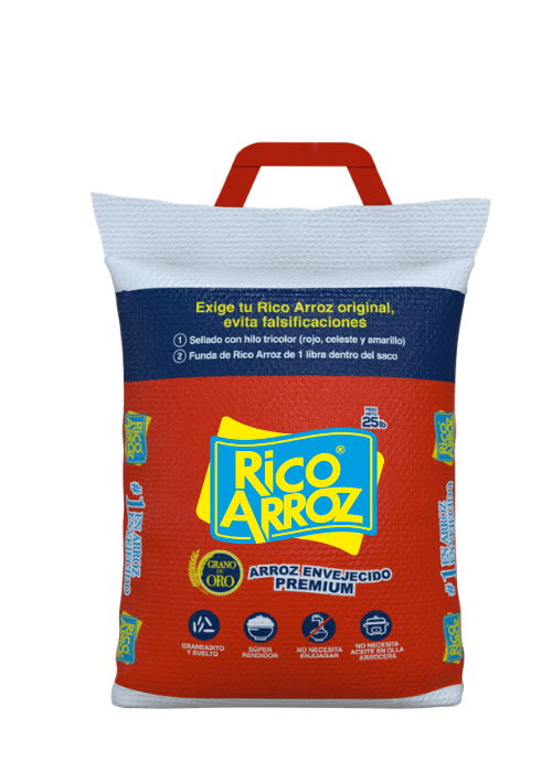 Saco de Rico Arroz de 25lb